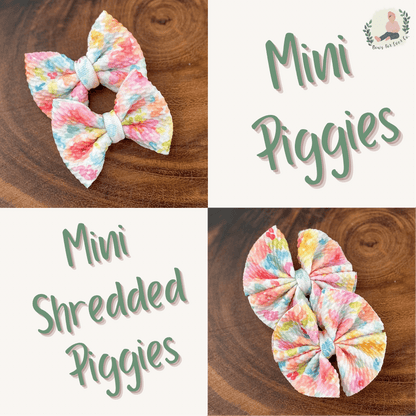 Pastel Summer Floral Bow