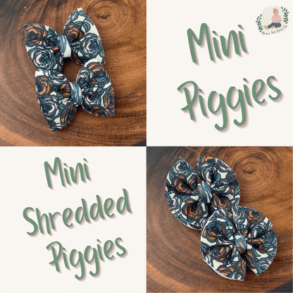 Vintage Roses Puff Bow